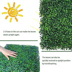 Artificial Ivy Privacy Screen Fence Panel, Gradient Green 48X120 in, alternate view 5