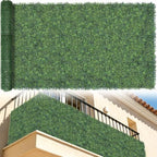 Artificial Ivy Privacy Screen Fence Panel, Gradient Green 60X120 in