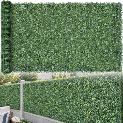 Artificial Ivy Privacy Screen Fence Panel, Gradient Green 72X144 in