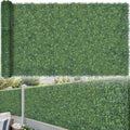 Artificial Ivy Privacy Screen Fence Panel, Gradient Green 72X144 in