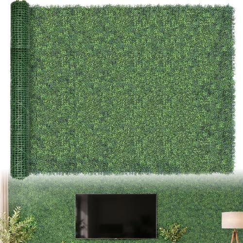 Artificial Ivy Privacy Screen Fence Panel, Gradient Green 96X120 in