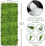 Artificial Ivy Privacy Screen Fence Panel, Grass Green 40 X120 in, alternate view 2