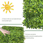 Artificial Ivy Privacy Screen Fence Panel, Grass Green 40 X120 in, alternate view 7