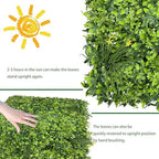 Artificial Ivy Privacy Screen Fence Panel, Grass Green 48 X120 in, alternate view 7