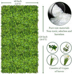Artificial Ivy Privacy Screen Fence Panel, Grass Green 60 X120 in, alternate view 2