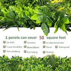 Artificial Ivy Privacy Screen Fence Panel, Grass Green 60 X120 in, alternate view 3