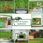 Artificial Ivy Privacy Screen Fence Panel, Grass Green 72 X144 in, alternate view 5