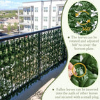 Artificial Ivy Privacy Screen Fence Panel, Green 40 X 120 in, alternate view 4