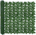 Artificial Ivy Privacy Screen Fence Panel, Green 40 X 160 in