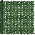 Artificial Ivy Privacy Screen Fence Panel, Green 48 X 120 in