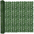 Artificial Ivy Privacy Screen Fence Panel, Green 6 FT X 20 FT