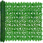 Artificial Ivy Privacy Screen Fence Panel, Light Green 48 X120 in