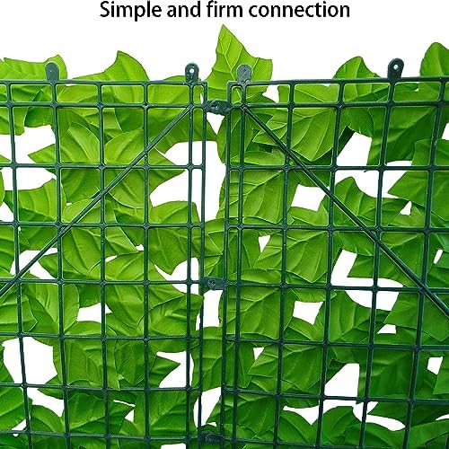Artificial Ivy Privacy Screen Fence Panel, Light Green 48 X120 in, alternate view 4
