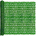 Artificial Ivy Privacy Screen Fence Panel, Light Green 72 X144 in