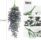 Artificial Ivy Vine Fake Hanging Plants Plastic Trailing Greenery, alternate view 3