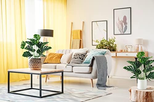 Artificial Large Palm Leaves Tree Plants 29in UV Resistant Greenery, alternate view 6
