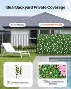 Artificial Luxury Flower Wall Backdrop, 2 PCS, Each Panel 2 x 8 ft, Gorgeous 3D Silk Floral Backdrop Pet, alternate view 4