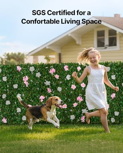 Artificial Luxury Flower Wall Backdrop, 2 PCS, Each Panel 2 x 8 ft, Gorgeous 3D Silk Floral Backdrop Pet, alternate view 7