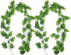 Artificial Monstera Leaves Vines 2Pcs 5.9Ft Plastic Large Palm Ivy