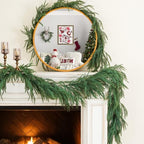 Artificial Norfolk Pine Garland, Realistic Christmas Greenery Garland for Mantle, Staircase, Banister, alternate view 4