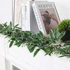 Artificial Olive Leaves Vine Garland with Berry 2Pcs 6.2Ft Silk Ivy, alternate view 3