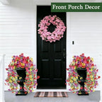 Artificial Outdoor Flowers, UV Resistant Fake Silk Flowers, 2PCS, alternate view 5