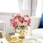 Artificial Peonies Silk Flowers, Faux Peony Bouquet 6PCS Florals Arrangements Decor for Farmhouse Home Boho, alternate view 4