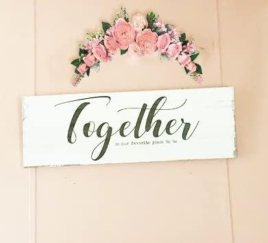 Artificial Peony Flower Swag, Arch Flowers, 20" Length in Bent, Decorative Swag, for Arch Front Door Party Wall, alternate