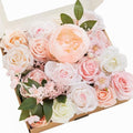Artificial Pink Flowers Combo, Blush, Grand in Pk-pink & Cream