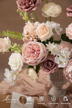 Artificial Pink Flowers Combo, Dusty Rose & Blush, Grand in Pk-dusty Rose & Blush, alternate view 3