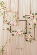 Artificial Pink Flowers Combo, Dusty Rose & Blush, Grand in Pk-dusty Rose & Blush, alternate view 4