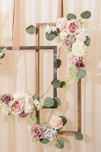 Artificial Pink Flowers Combo, Dusty Rose & Blush, Grand in Pk-dusty Rose & Blush, alternate view 5