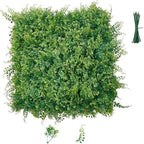 Artificial Plant Wall, 12PCS 20 x 20 in Artificial Boxwood Panels, Sun Protection Greenery Backdrop Privacy