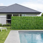Artificial Plant Wall, 12PCS 20 x 20 in Artificial Boxwood Panels, Sun Protection Greenery Backdrop Privacy, alternate view 2