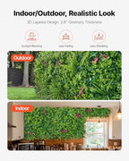 Artificial Plant Wall, 16PCS 20 x 20 in Artificial Boxwood Panels, Greenery Backdrop Privacy Hedge Fence with, alternate view