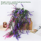 Artificial Plants Fake Eucalyptus Plants Faux Hanging Vines Outdoor, alternate view 4