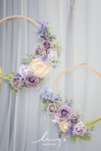 Artificial Roses, Dusty Violet & Pale Lavender, 3 Inch 50 Pcs in Pr- Dusty Violet & Pale Lavender, alternate view 5