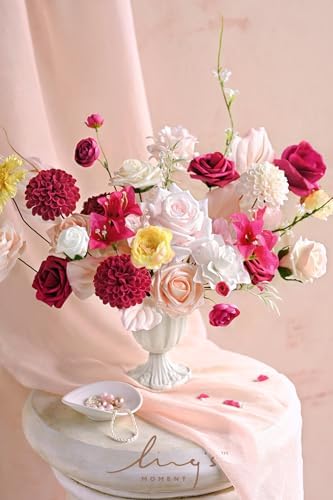 Artificial Roses, Hot Pink, 3 Inch 25 Pcs in 3" in Pk- Hot Pink, alternate view 2