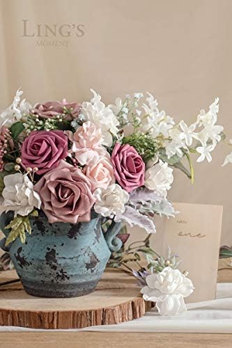 Artificial Roses, Mauve, 3 Inch 50 Pcs in Pk- Mauve, alternate view 5