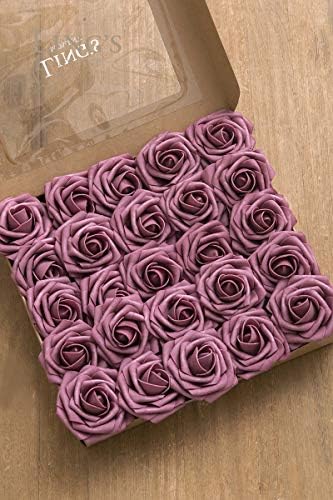 Artificial Roses, Mauve, 3 Inch 50 Pcs in Pk- Mauve, alternate view 6