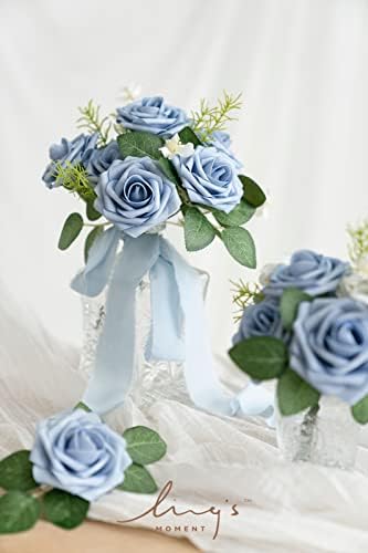 Artificial Roses, Provence, 3 Inch 25 Pcs in Blu- Provence, alternate view 2