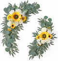 Artificial Sunflowers Wedding Arch Flowers Set of 2