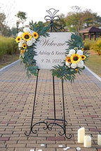 Artificial Sunflowers Wedding Arch Flowers Set of 2, alternate view 2