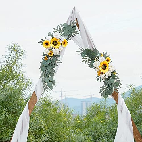 Artificial Sunflowers Wedding Arch Flowers Set of 2, alternate view 3