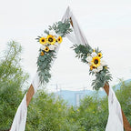 Artificial Sunflowers Wedding Arch Flowers Set of 2, alternate view 3