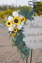 Artificial Sunflowers Wedding Arch Flowers Set of 2, alternate view 5