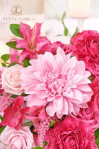 Artificial Sweetheart Flower Swag with Table Cloth and Table Runner, Pack of 3 Floral Arrangement for Wedding, alternate view