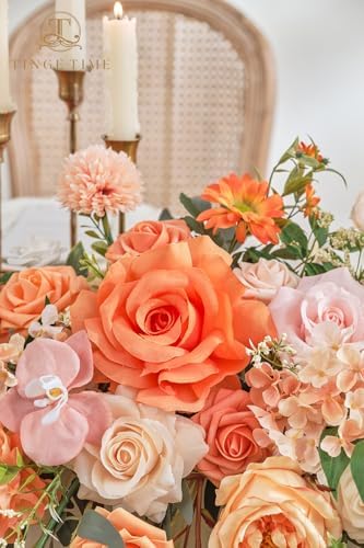 Artificial Sweetheart Flower Swag with Table Cloth and Table Runner, Pack of 3 Floral Arrangement for Wedding, alternate view