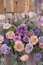 Artificial Sweetheart Flower Swag with Tablecloth and Table Runner, Pack of 3 Floral Arrangement for Wedding, alternate view