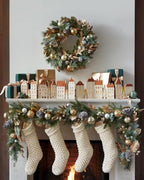 Artificial Unlit Christmas Garland for the Home | Traditional Holiday Decorations | for Indoor Decor (Gilded, alternate view